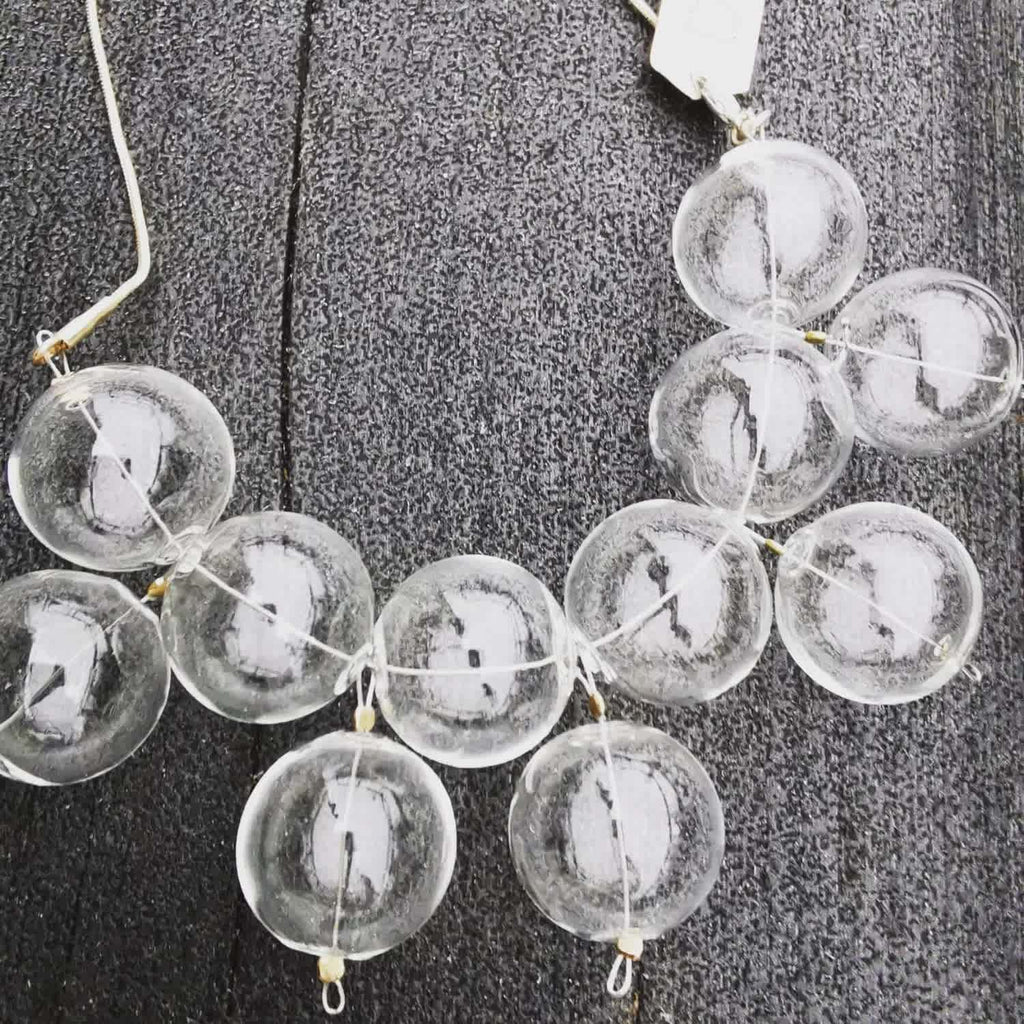 Royal Blown Glass Bubbles Necklace — alternate view
